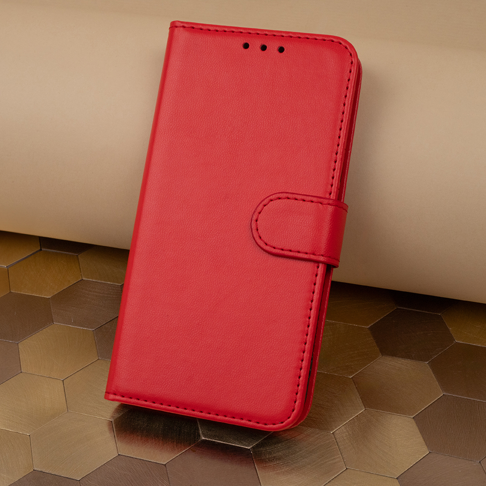 Pokrowiec etui z klapk Smart Classic czerwone SAMSUNG Galaxy A14 4G / 7