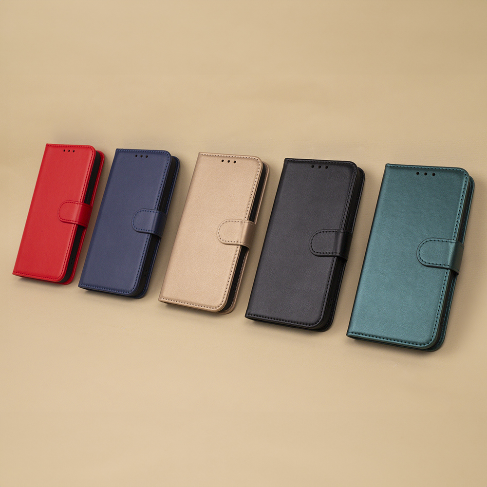 Pokrowiec etui z klapk Smart Classic czerwone Xiaomi Redmi 14C / 12