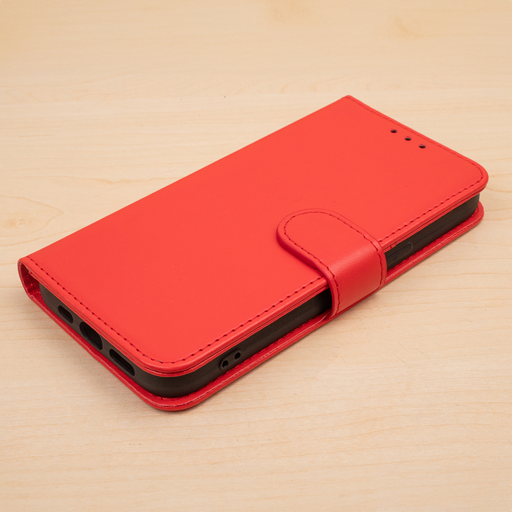 Pokrowiec etui z klapk Smart Classic czerwone Xiaomi Redmi A1 / 8