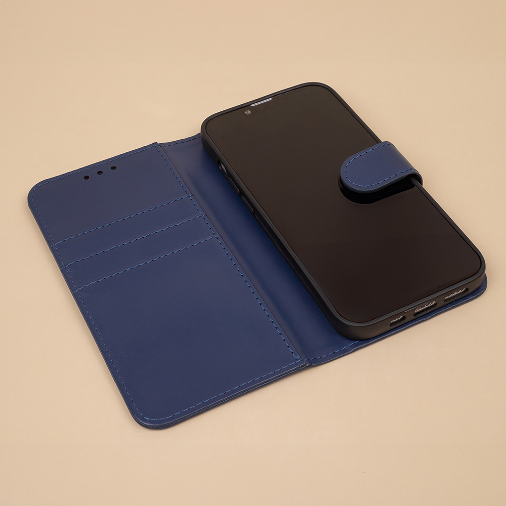 Pokrowiec etui z klapk Smart Classic granatowe APPLE iPhone SE 2020 / 10