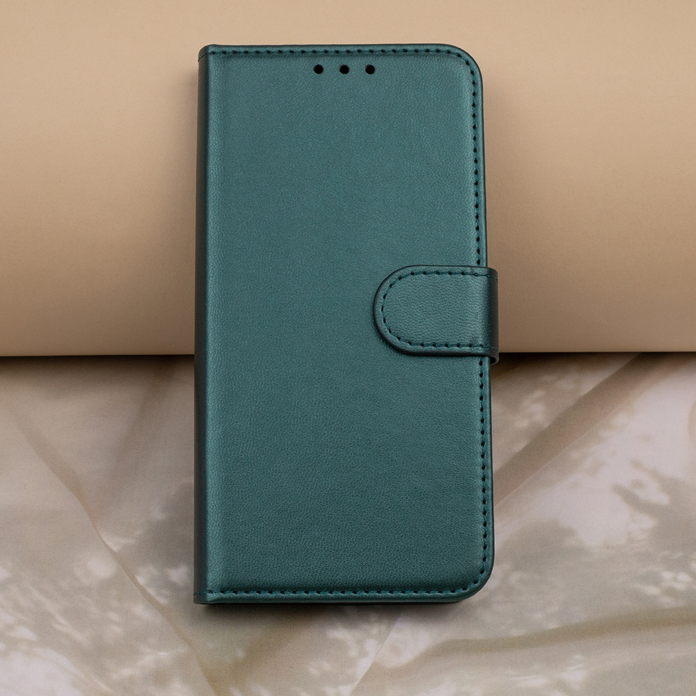 Pokrowiec etui z klapk Smart Classic zielone Xiaomi Redmi Note 13 5G / 7