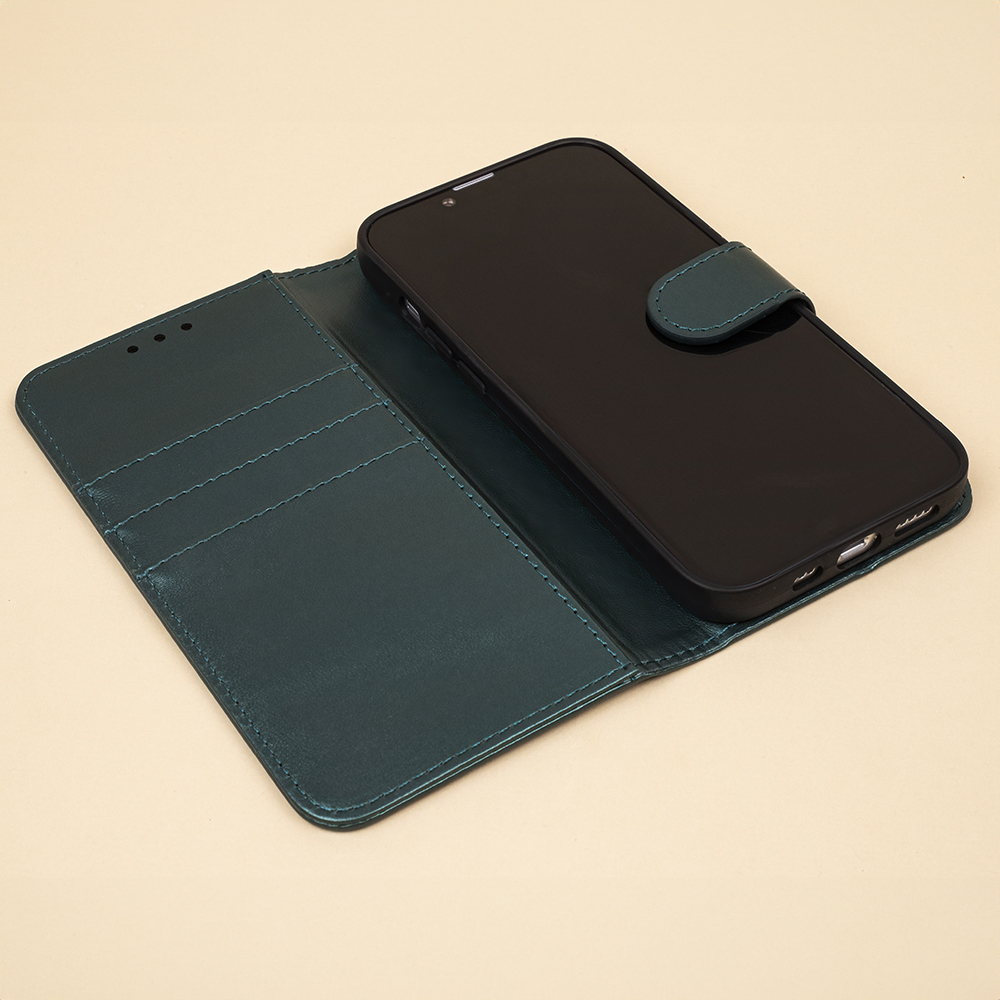 Pokrowiec etui z klapk Smart Classic zielone Xiaomi Redmi Note 13 5G / 9