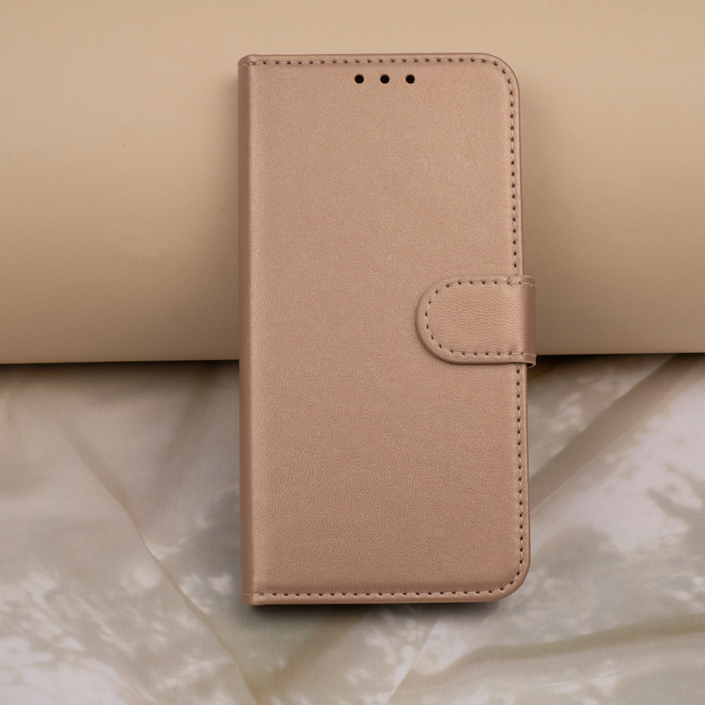 Pokrowiec etui z klapką Smart Classic złote MOTOROLA Edge 70 Fusion / 8 Pokrowiec etui z klapką Smart Classic złote MOTOROLA Edge 70 Fusion / 8