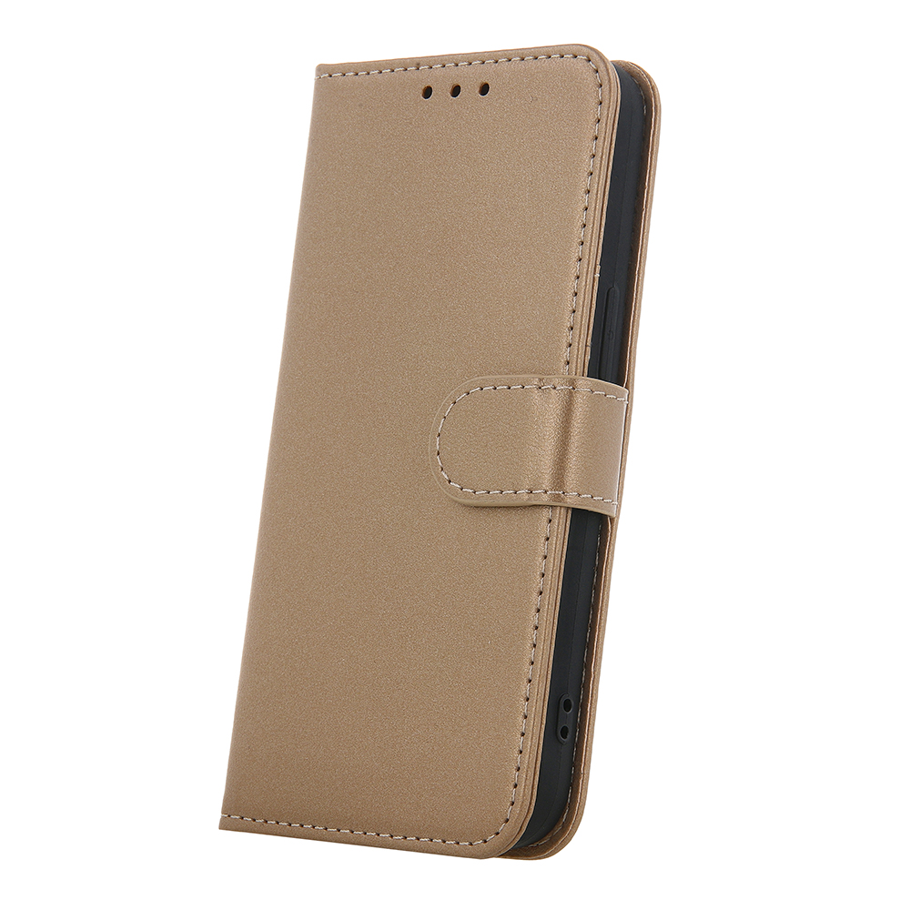 Pokrowiec etui z klapk Smart Classic zote Xiaomi Redmi 14C