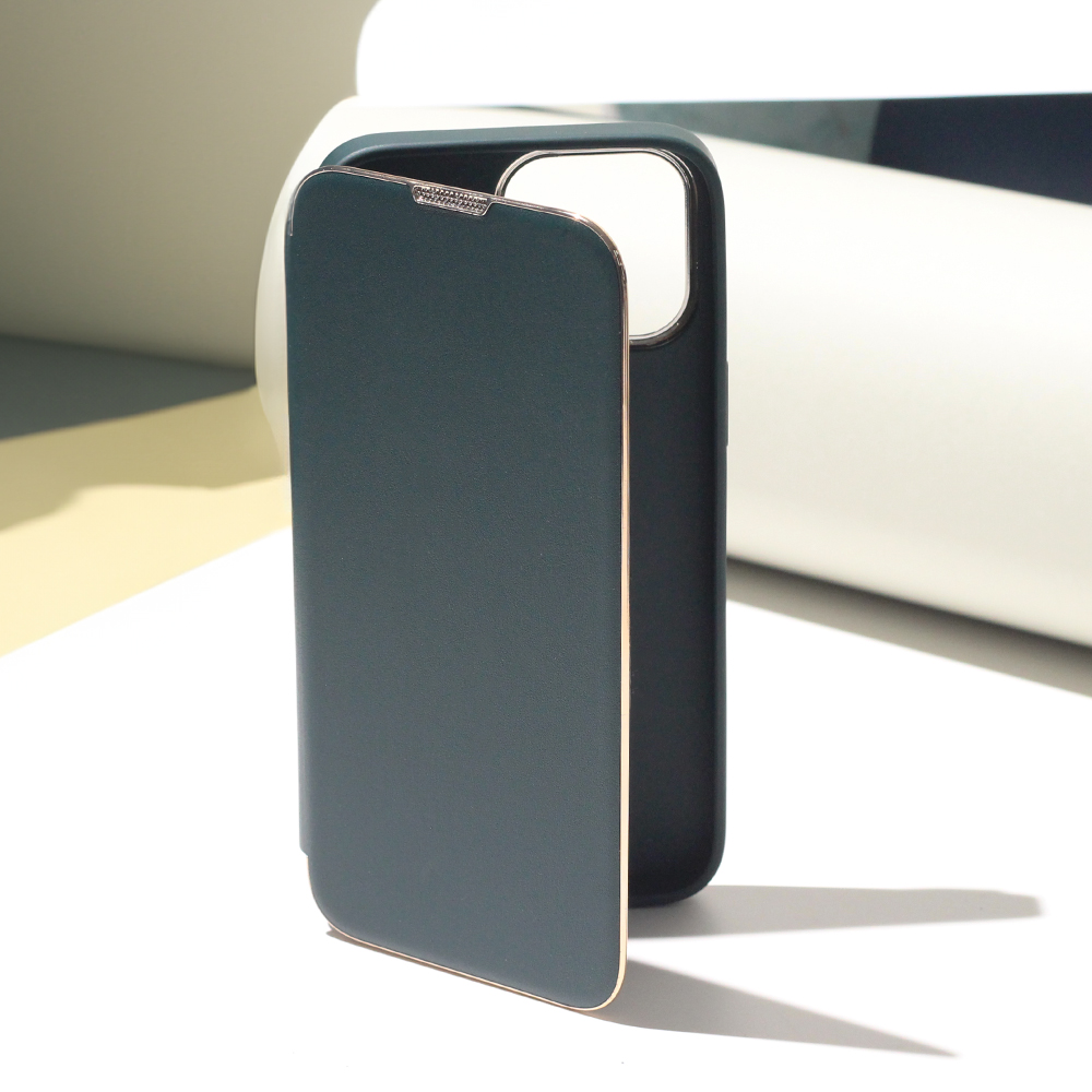 Pokrowiec etui z klapk Smart Gold Frame Mag czarne APPLE iPhone 11 Pro Max / 9