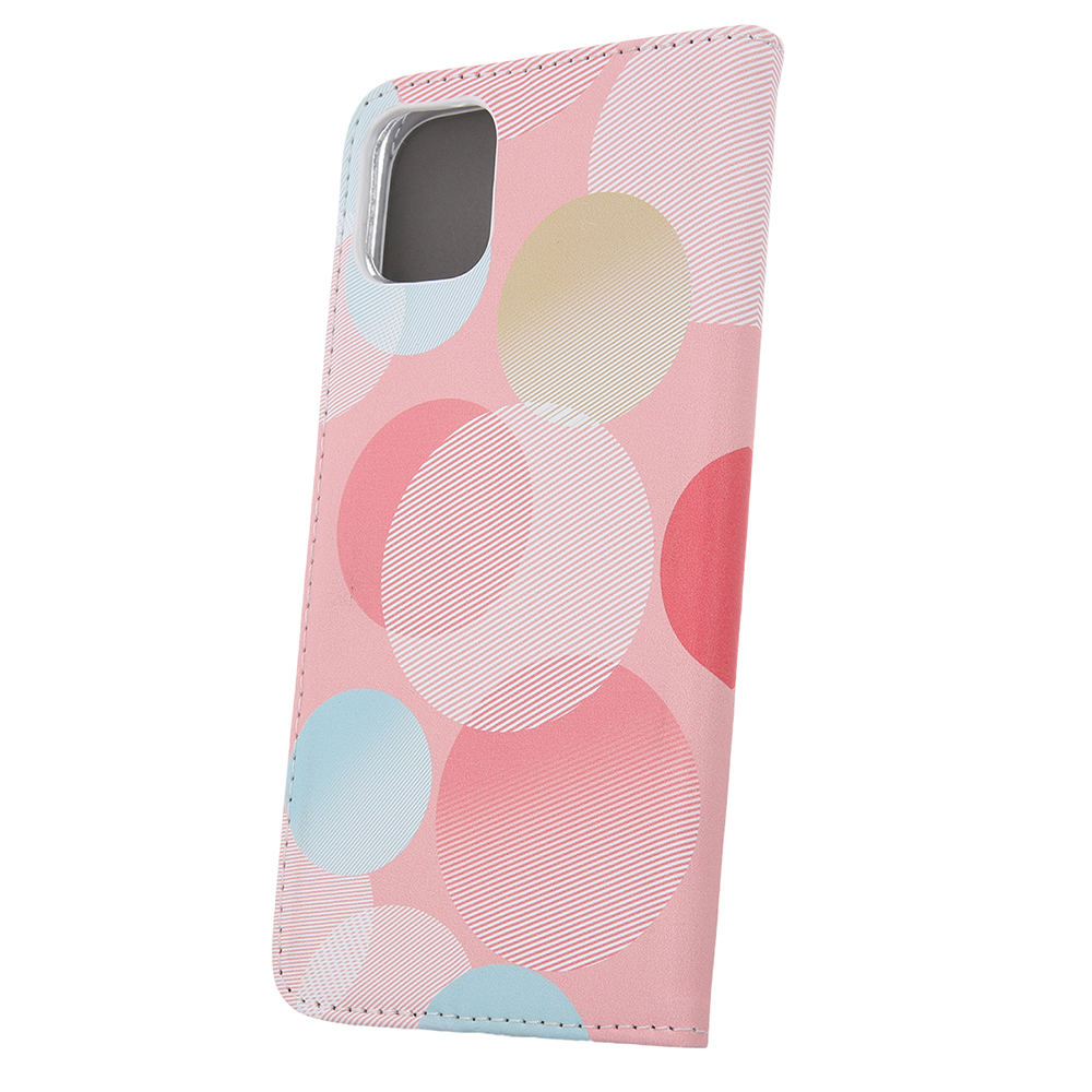 Pokrowiec etui z klapk Smart Trendy Coloured wzr Pastel Circular SAMSUNG Galaxy S22 Ultra / 2