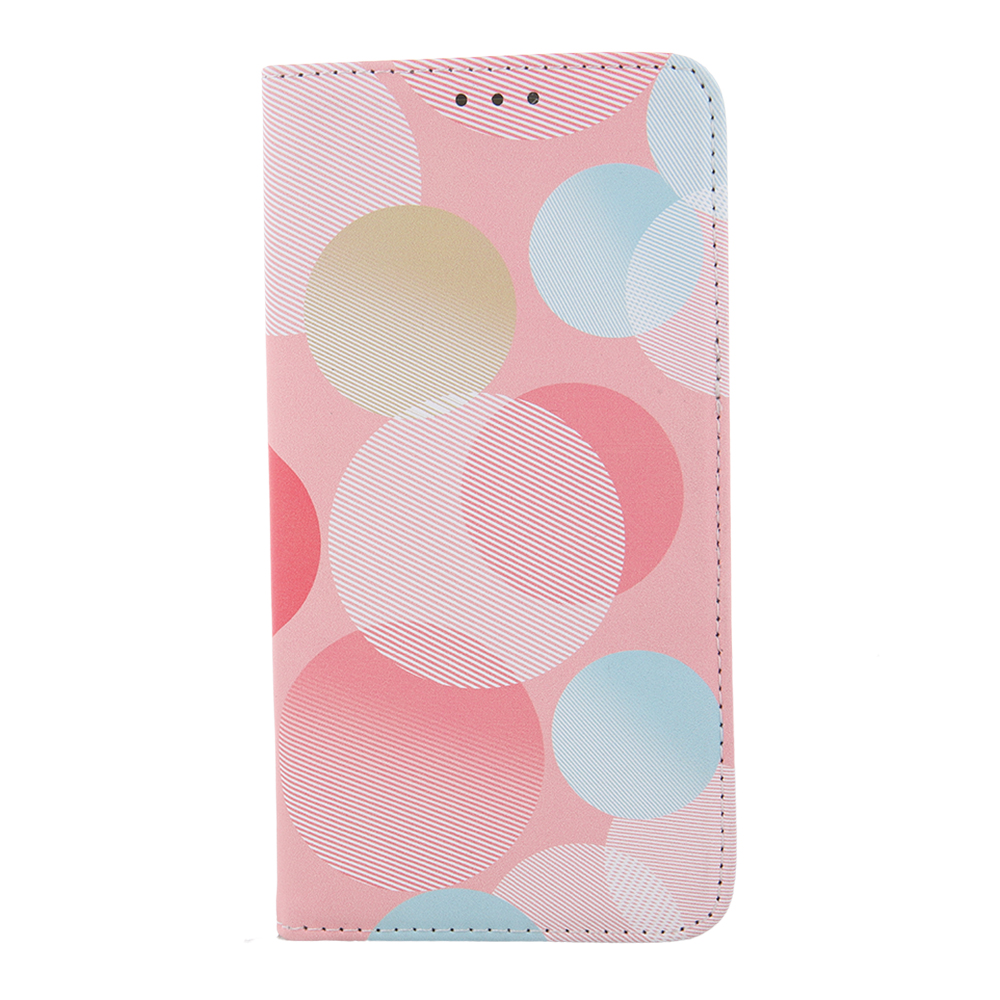 Pokrowiec etui z klapk Smart Trendy Coloured wzr Pastel Circular SAMSUNG Galaxy S22 Ultra / 3