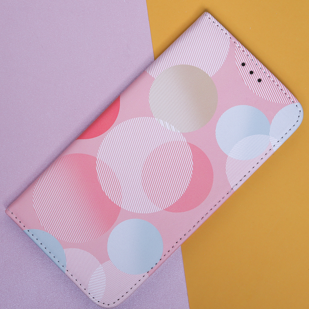Pokrowiec etui z klapk Smart Trendy Coloured wzr Pastel Circular Xiaomi 13 / 6