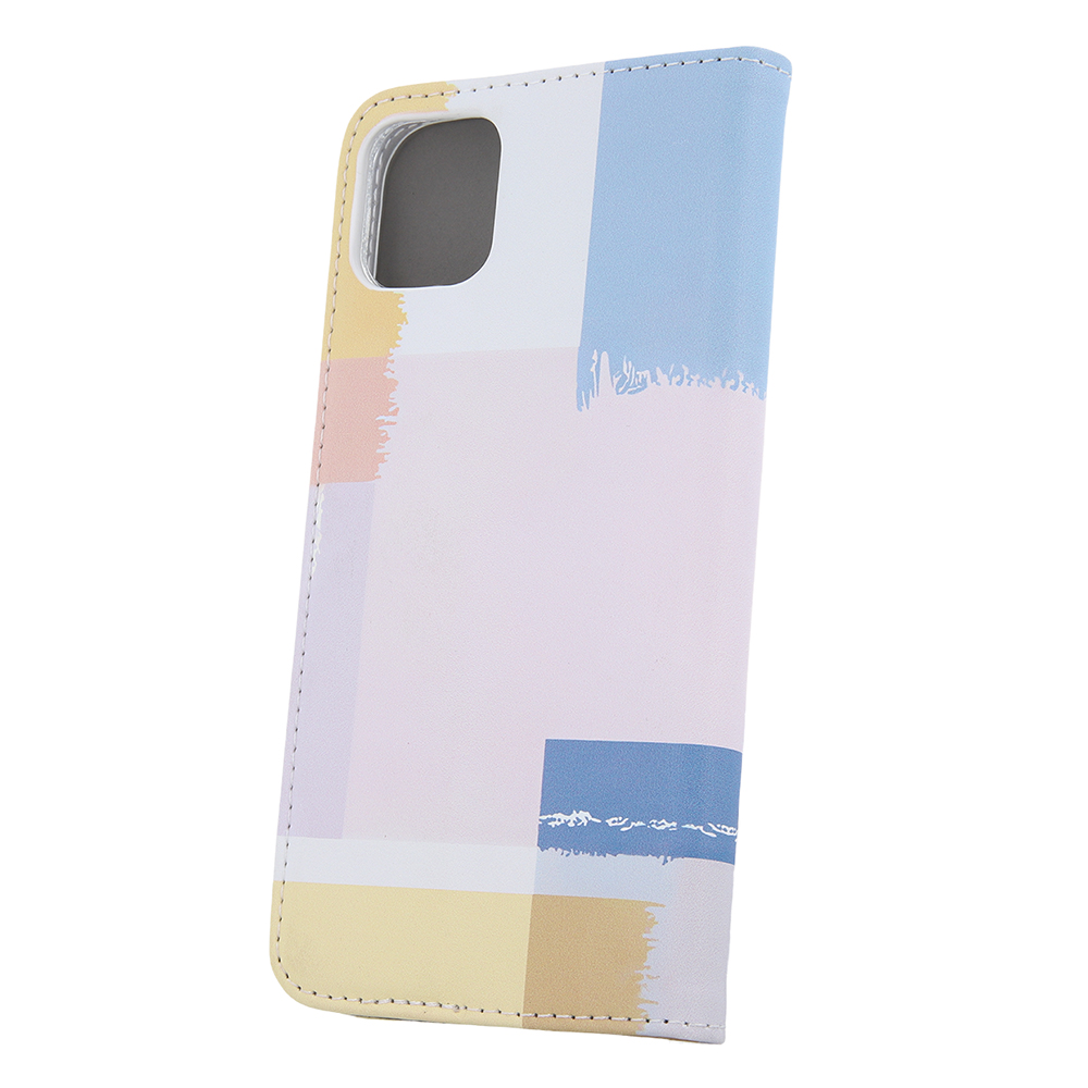 Pokrowiec etui z klapk Smart Trendy Coloured wzr Pastel Square Xiaomi Redmi 9A / 2