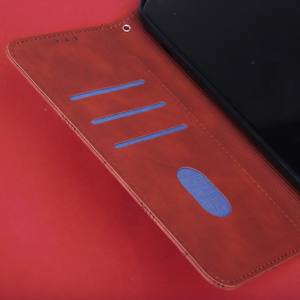 Pokrowiec etui z klapk Smart Trendy Porto brzowe Xiaomi Redmi 9AT / 6