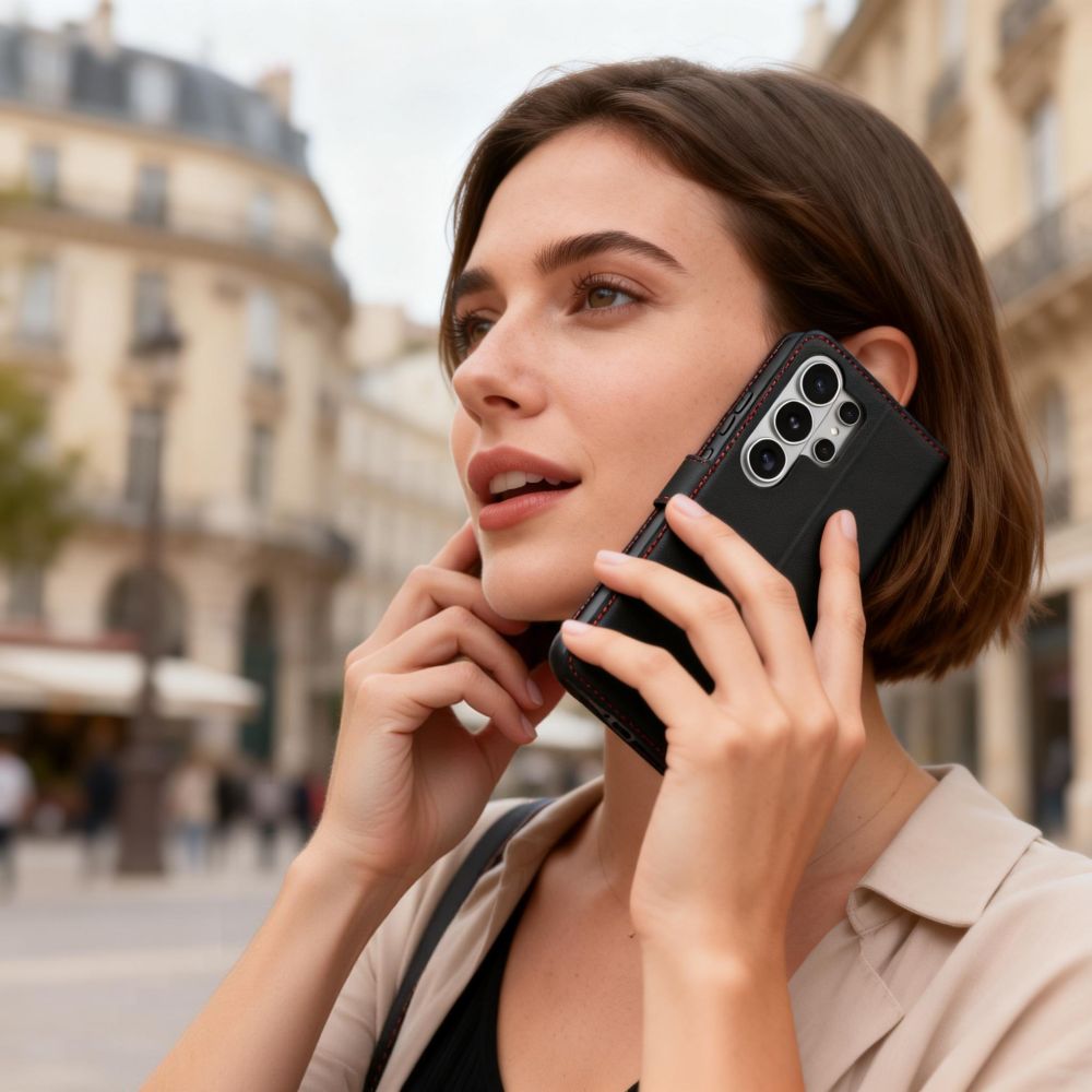 Pokrowiec etui z klapk� Tech-protect Wallet Czarne czarne SAMSUNG Galaxy S26 Ultra / 3