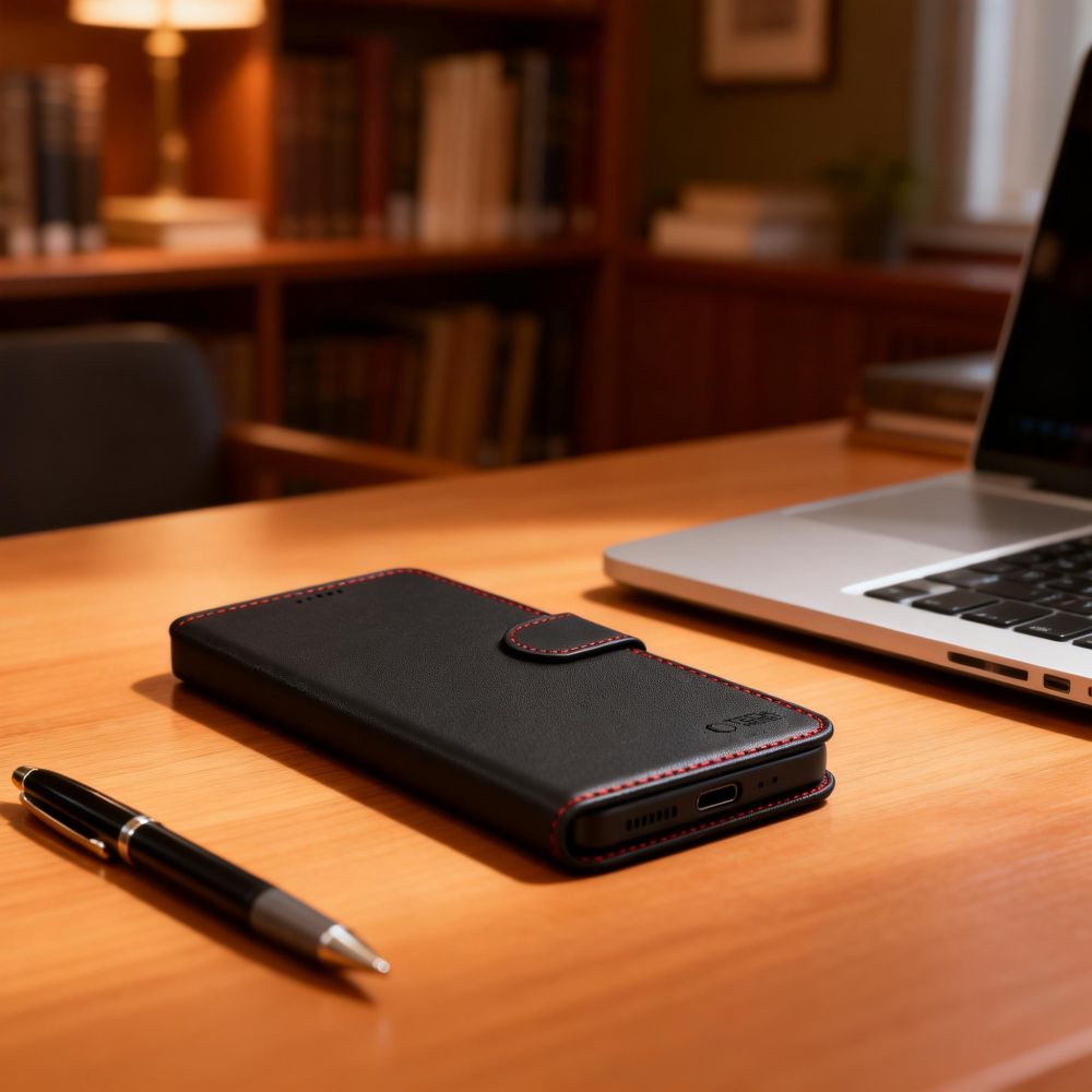 Pokrowiec etui z klapk� Tech-protect Wallet Czarne czarne SAMSUNG Galaxy S26 Ultra / 7