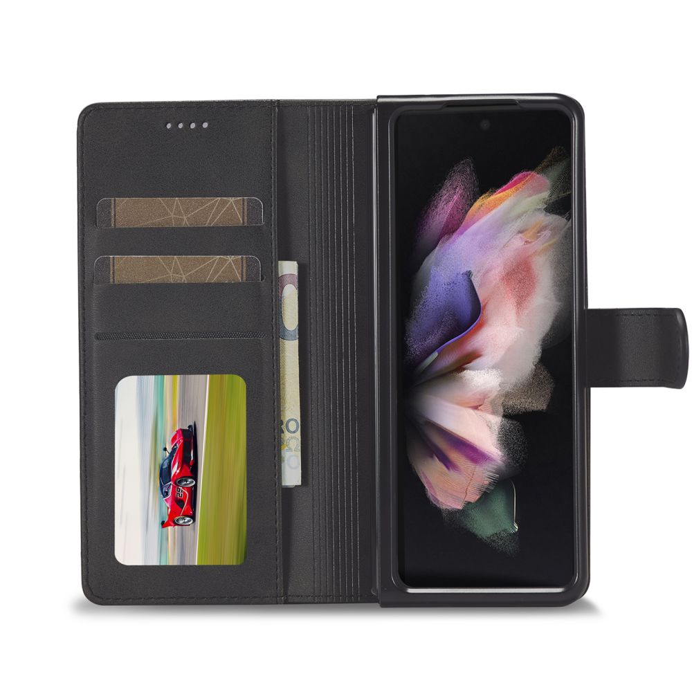 Pokrowiec etui z klapk Tech-protect Wallet Czarne Galaxy czarne SAMSUNG Galaxy Z Fold 4 / 3