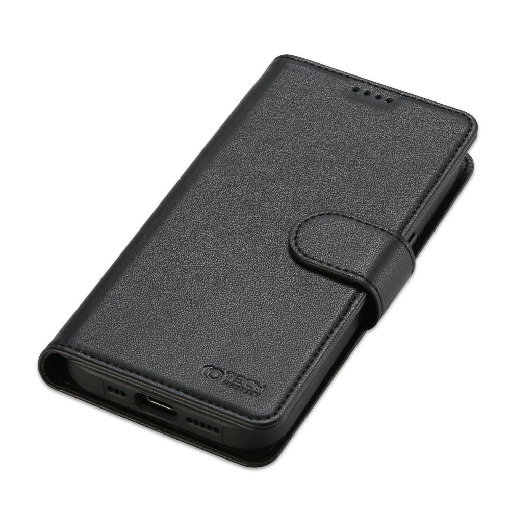 Pokrowiec etui z klapk Tech-protect Wallet Czarne Magsafe czarne APPLE iPhone 13 / 6
