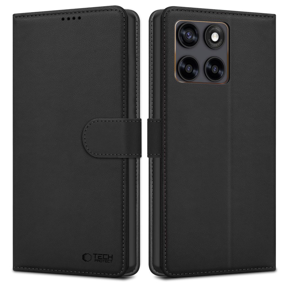 Pokrowiec etui z klapką Tech-protect Wallet czarne MOTOROLA Edge 70 Fusion Pokrowiec etui z klapką Tech-protect Wallet czarne MOTOROLA Edge 70 Fusion