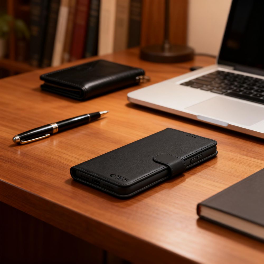 Pokrowiec etui z klapką Tech-protect Wallet czarne MOTOROLA Edge 70 Fusion / 4 Pokrowiec etui z klapką Tech-protect Wallet czarne MOTOROLA Edge 70 Fusion / 4