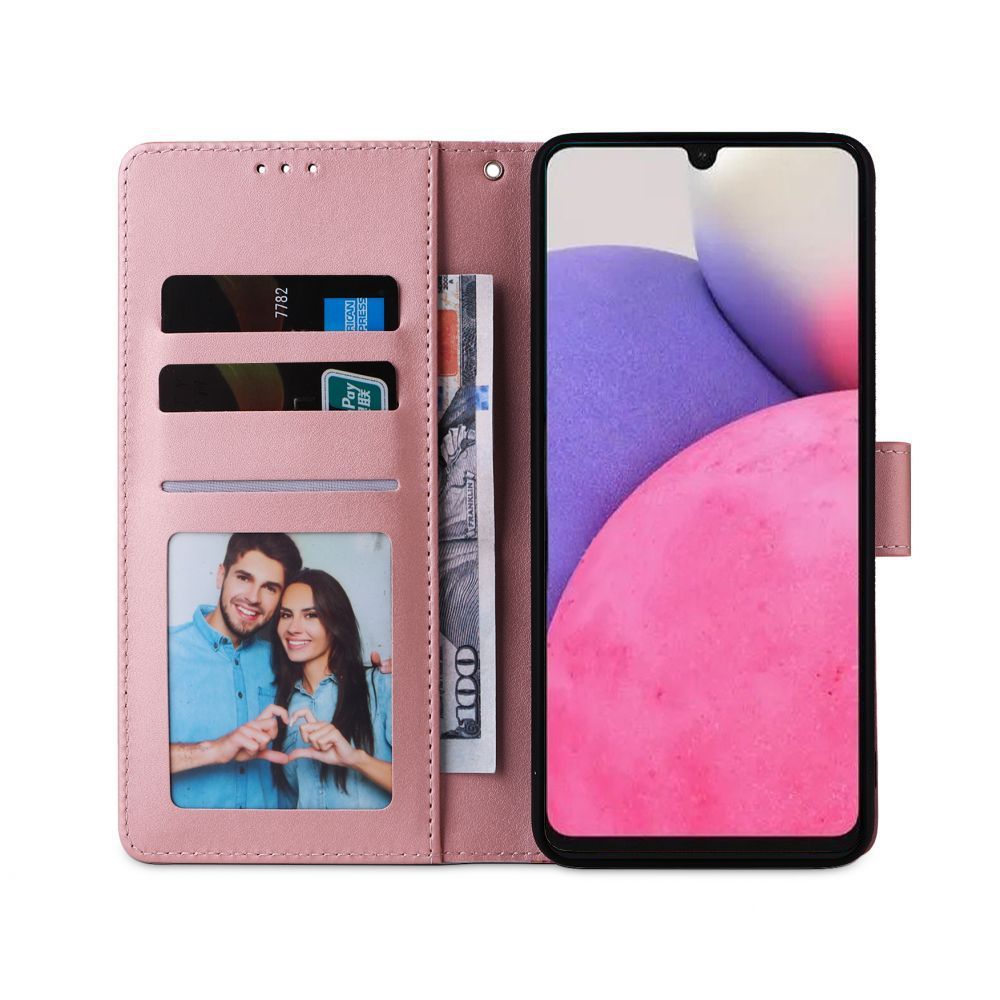 Pokrowiec etui z klapk Tech-protect Wallet Floral rose SAMSUNG Galaxy A13 / 6