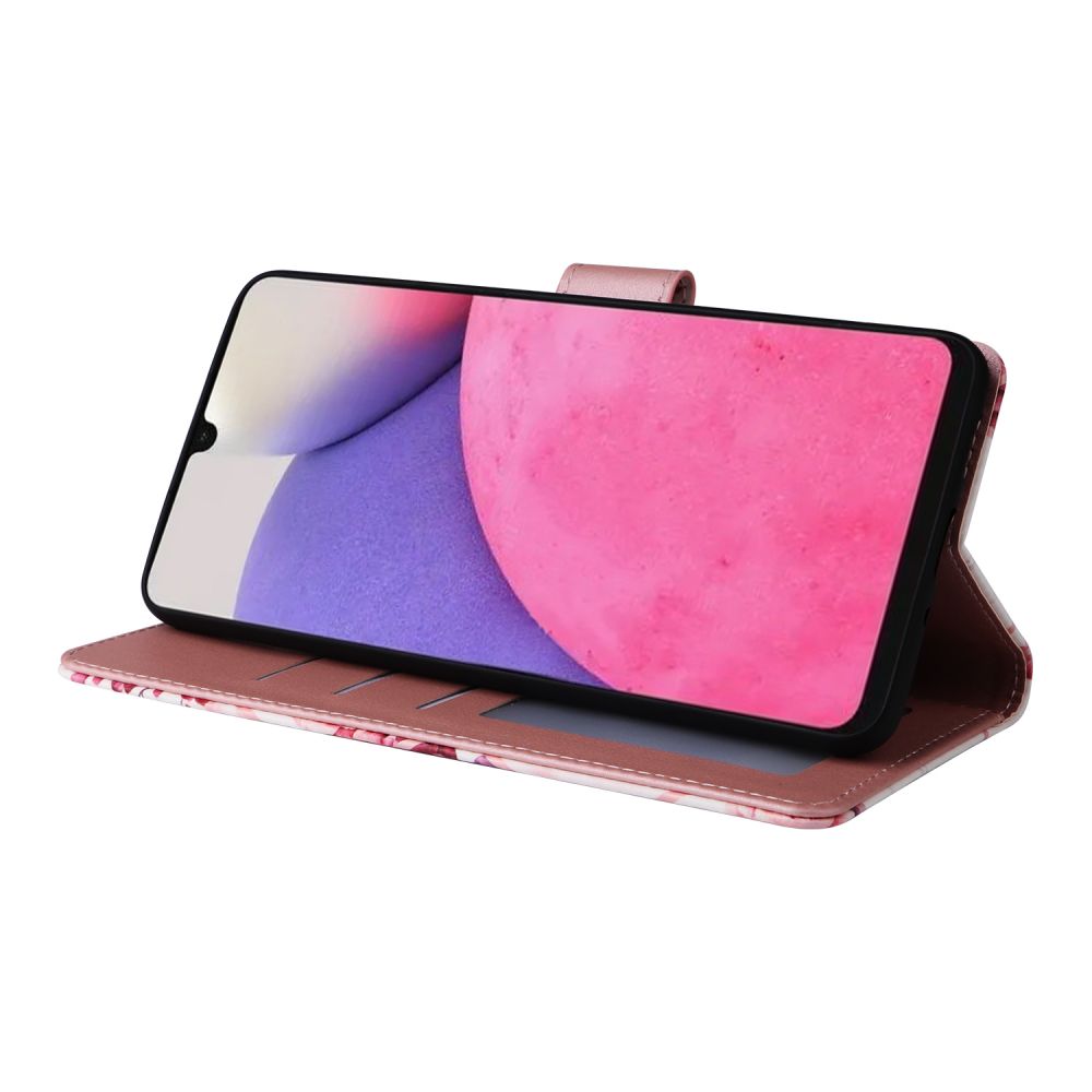 Pokrowiec etui z klapk Tech-protect Wallet Floral rose SAMSUNG Galaxy A33 5G / 7