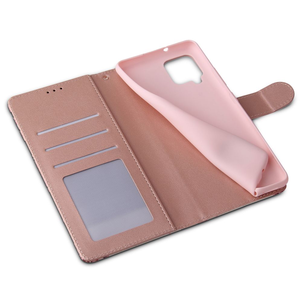 Pokrowiec etui z klapk Tech-protect Wallet Floral rose SAMSUNG Galaxy A52 LTE / 3