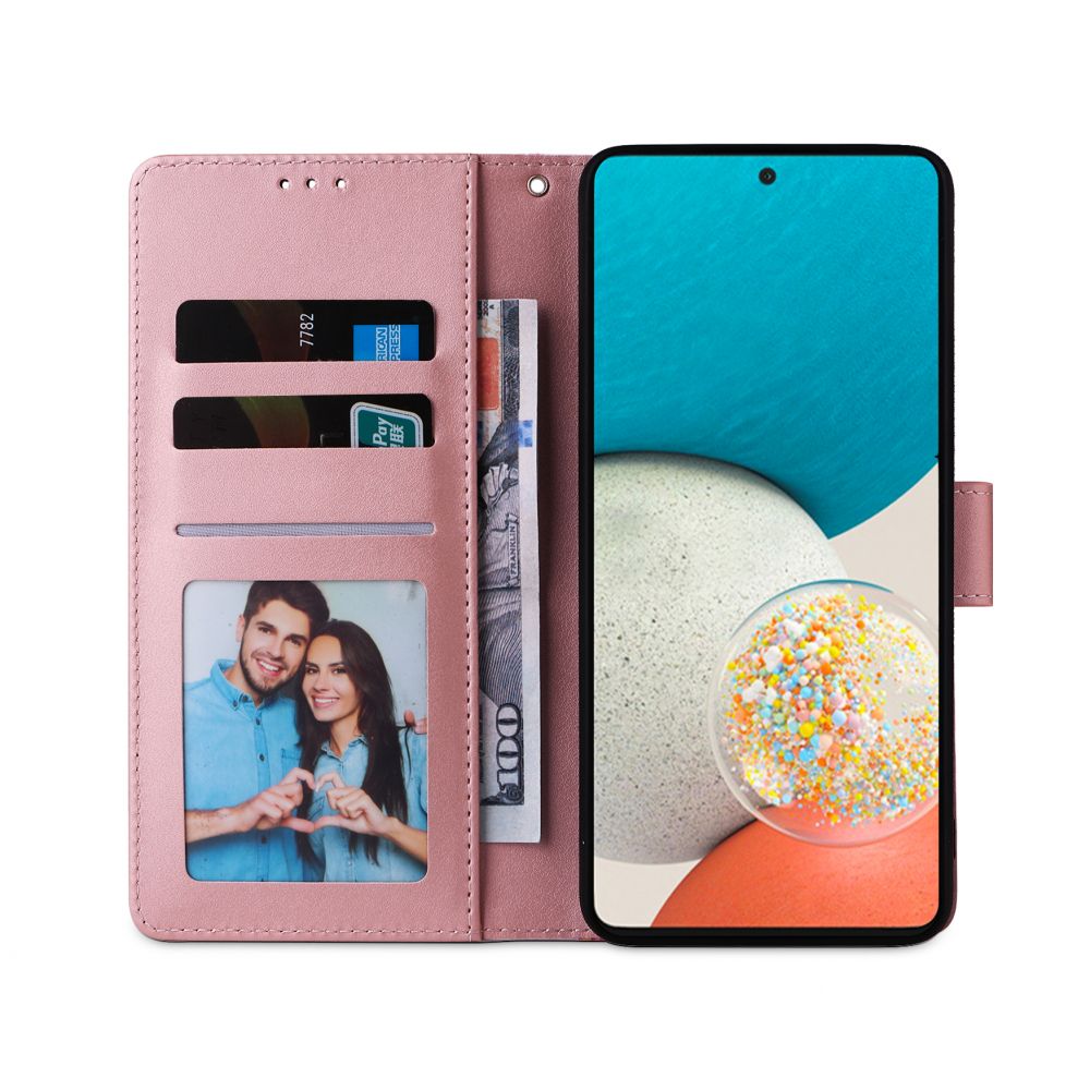 Pokrowiec etui z klapk Tech-protect Wallet Floral rose SAMSUNG Galaxy A53 5G / 2