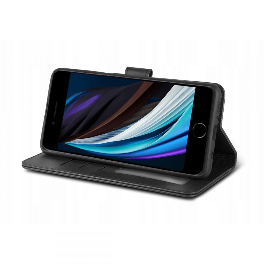 Pokrowiec etui z klapk Tech-protect Wallet Magsafe czarne APPLE iPhone 15 Pro / 5