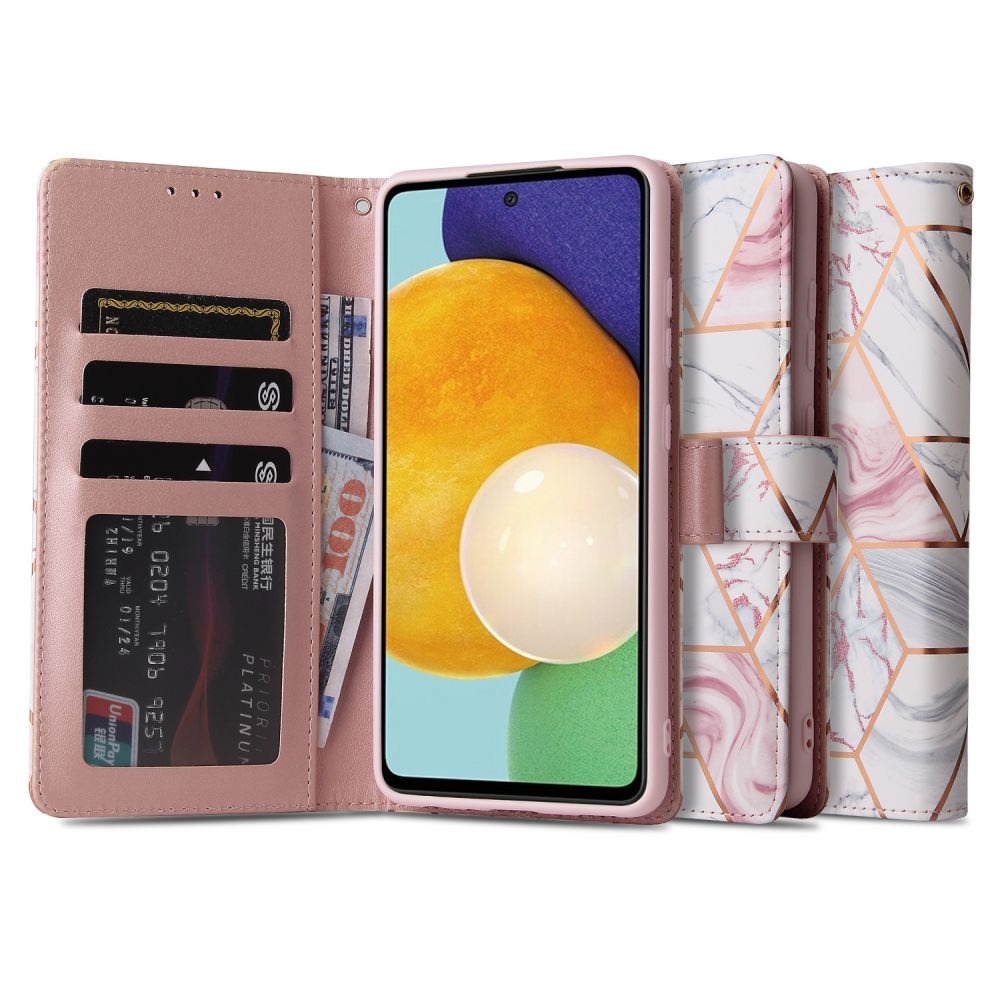 Pokrowiec etui z klapk Tech-protect Wallet marble SAMSUNG Galaxy A52 5G