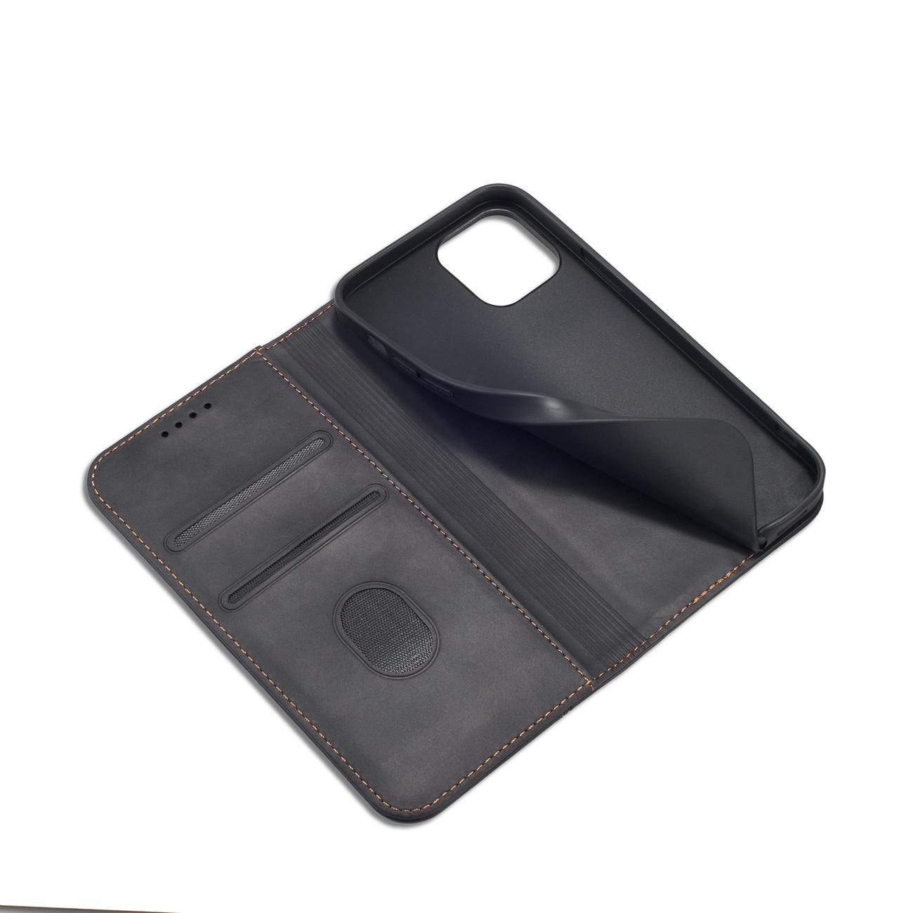 Pokrowiec etui z klapk Wallet Magnet czarne APPLE iPhone 12 Pro / 11