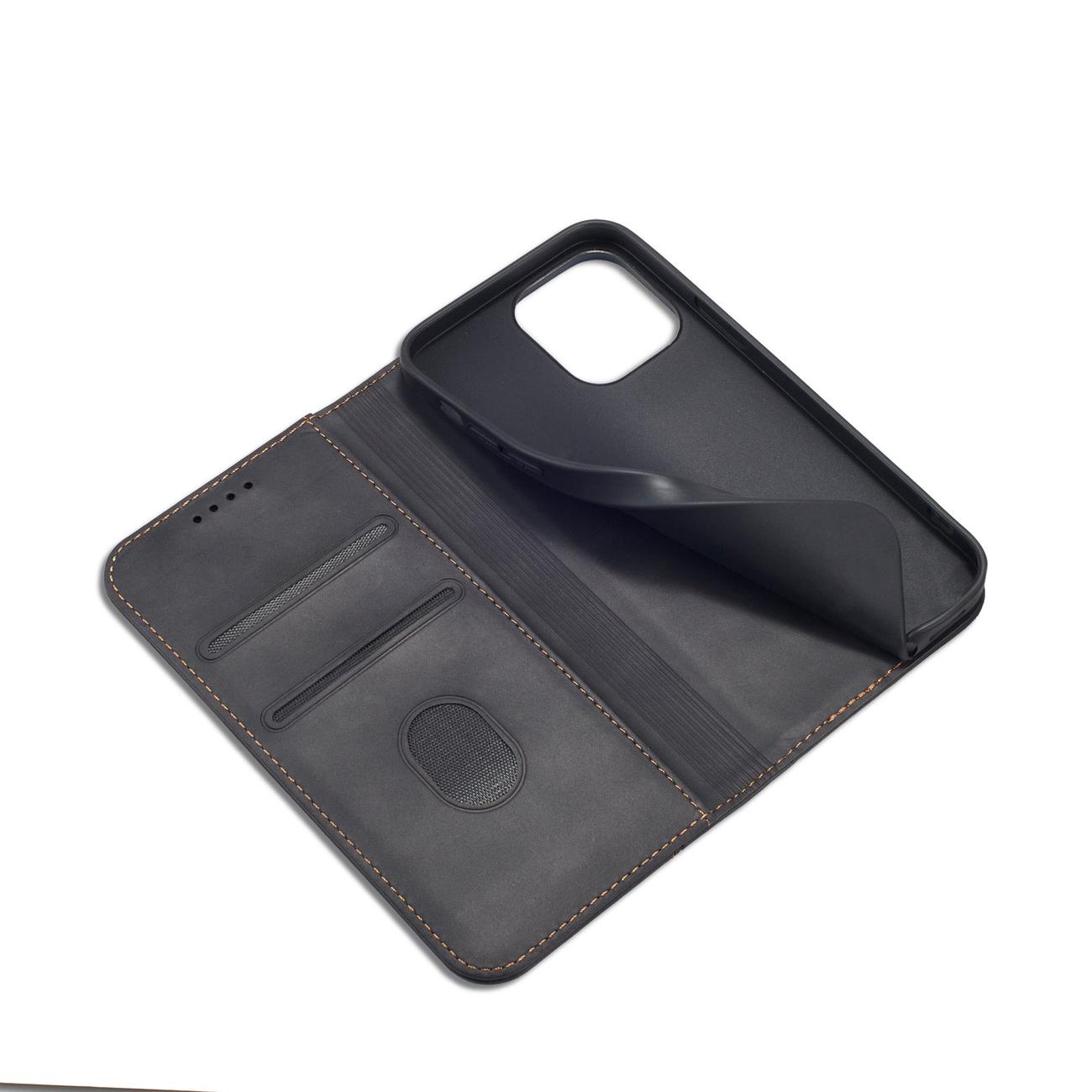 Pokrowiec etui z klapk Wallet Magnet czarne APPLE iPhone 13 Pro / 5