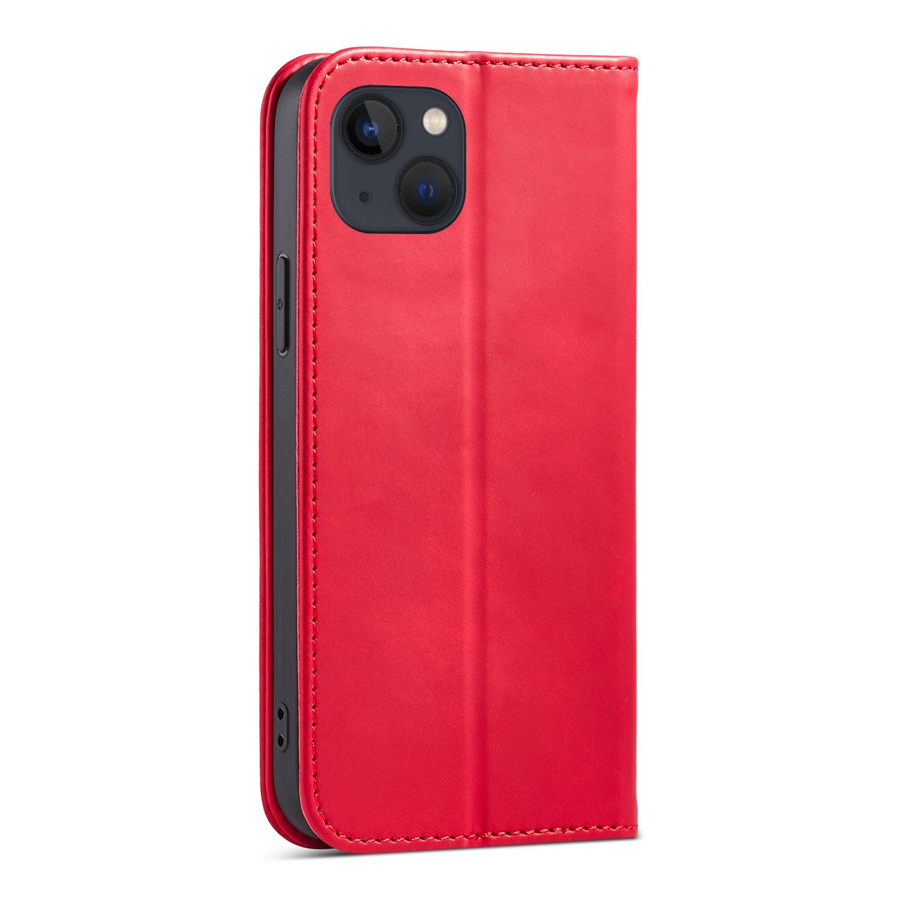 Pokrowiec etui z klapk Wallet Magnet czerwone APPLE iPhone 13 mini / 10