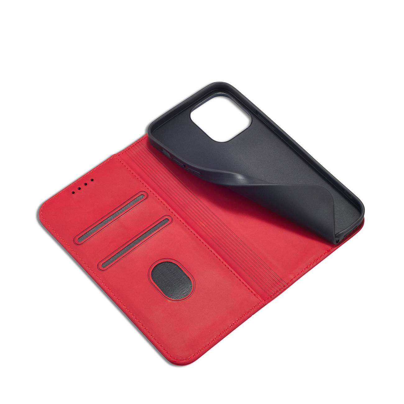 Pokrowiec etui z klapk Wallet Magnet czerwone APPLE iPhone 13 Pro / 5