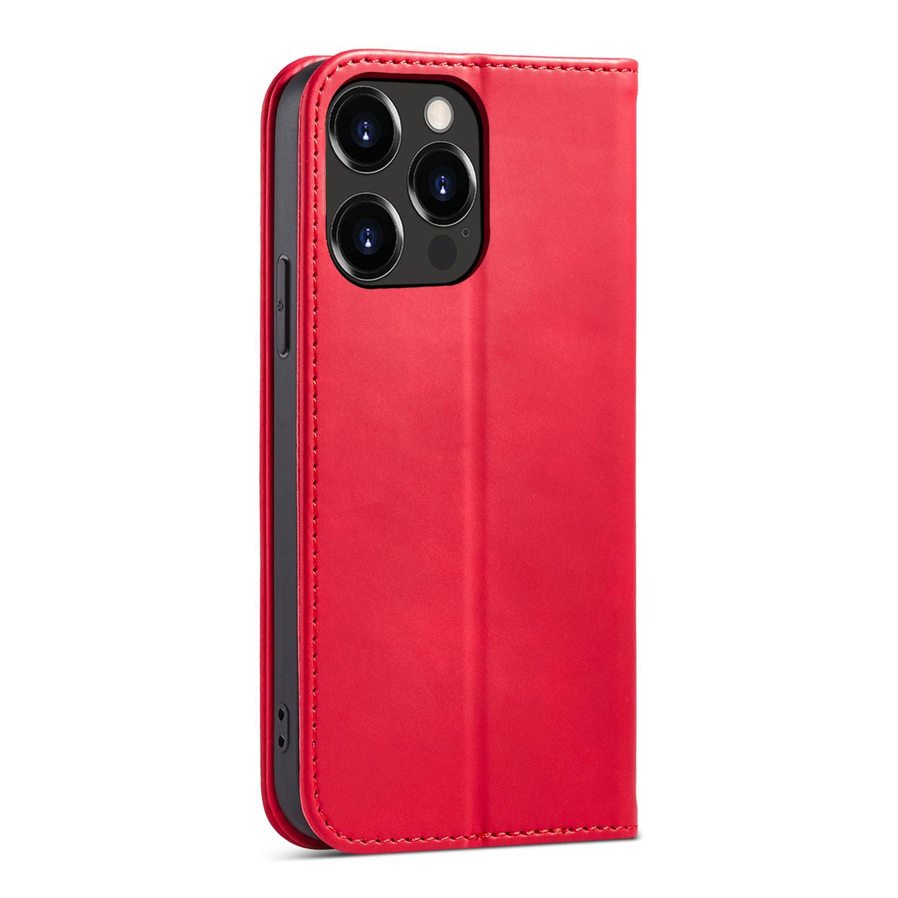 Pokrowiec etui z klapk Wallet Magnet czerwone APPLE iPhone 13 Pro / 6