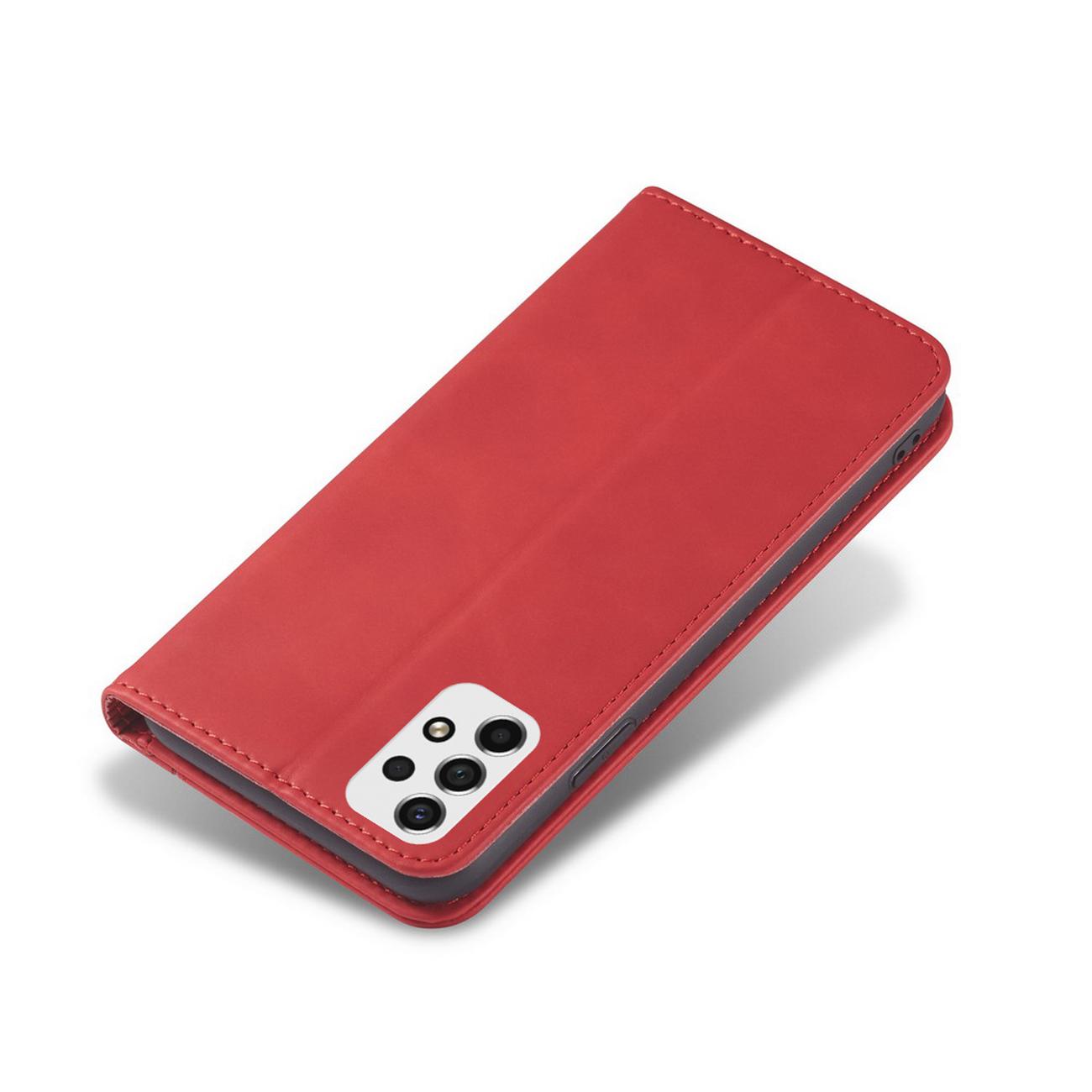 Pokrowiec etui z klapk Wallet Magnet czerwone SAMSUNG Galaxy A53 5G / 8