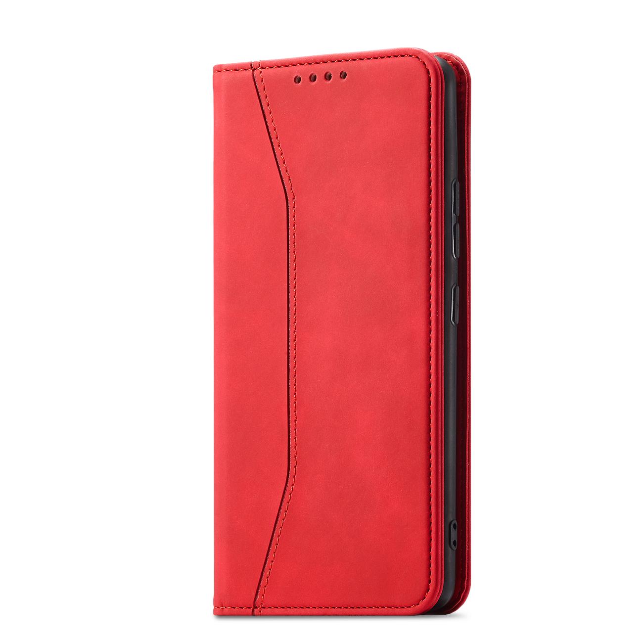 Pokrowiec etui z klapk Wallet Magnet czerwone SAMSUNG Galaxy S22 / 2