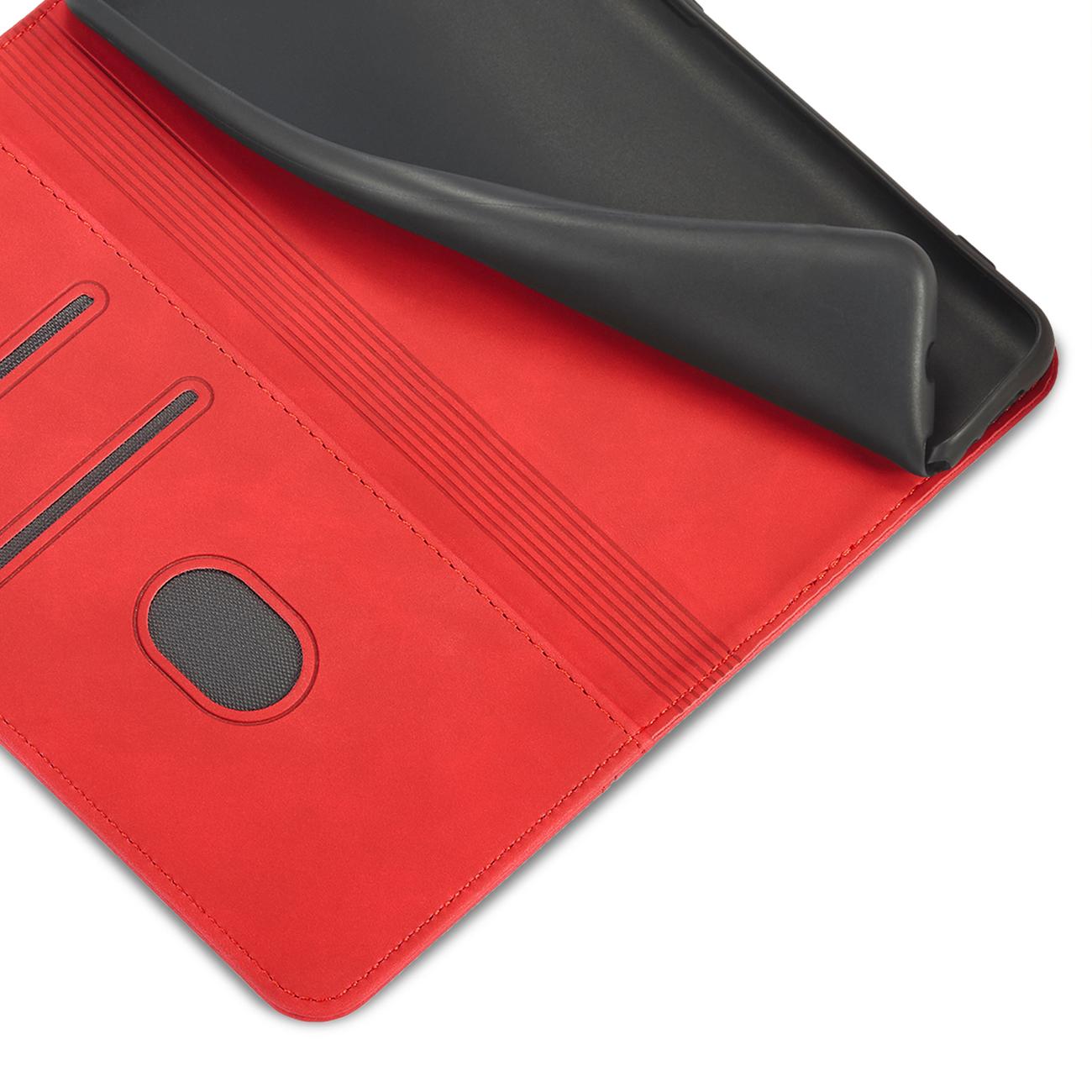 Pokrowiec etui z klapk Wallet Magnet czerwone SAMSUNG Galaxy S22 / 7