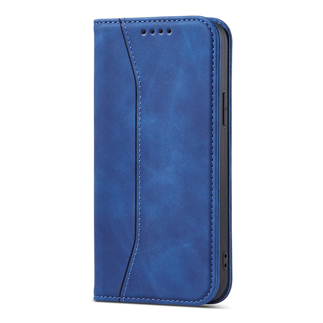 Pokrowiec etui z klapk Wallet Magnet niebieskie APPLE iPhone 12 Pro Max / 11