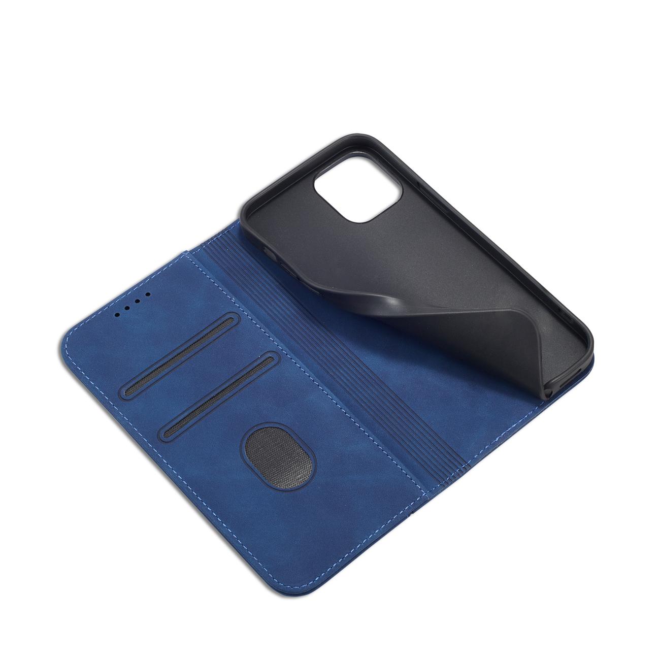 Pokrowiec etui z klapk Wallet Magnet niebieskie APPLE iPhone 12 Pro Max / 9