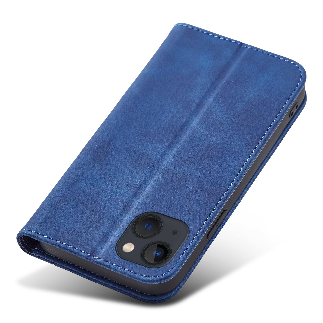 Pokrowiec etui z klapk Wallet Magnet niebieskie APPLE iPhone 13 mini / 3