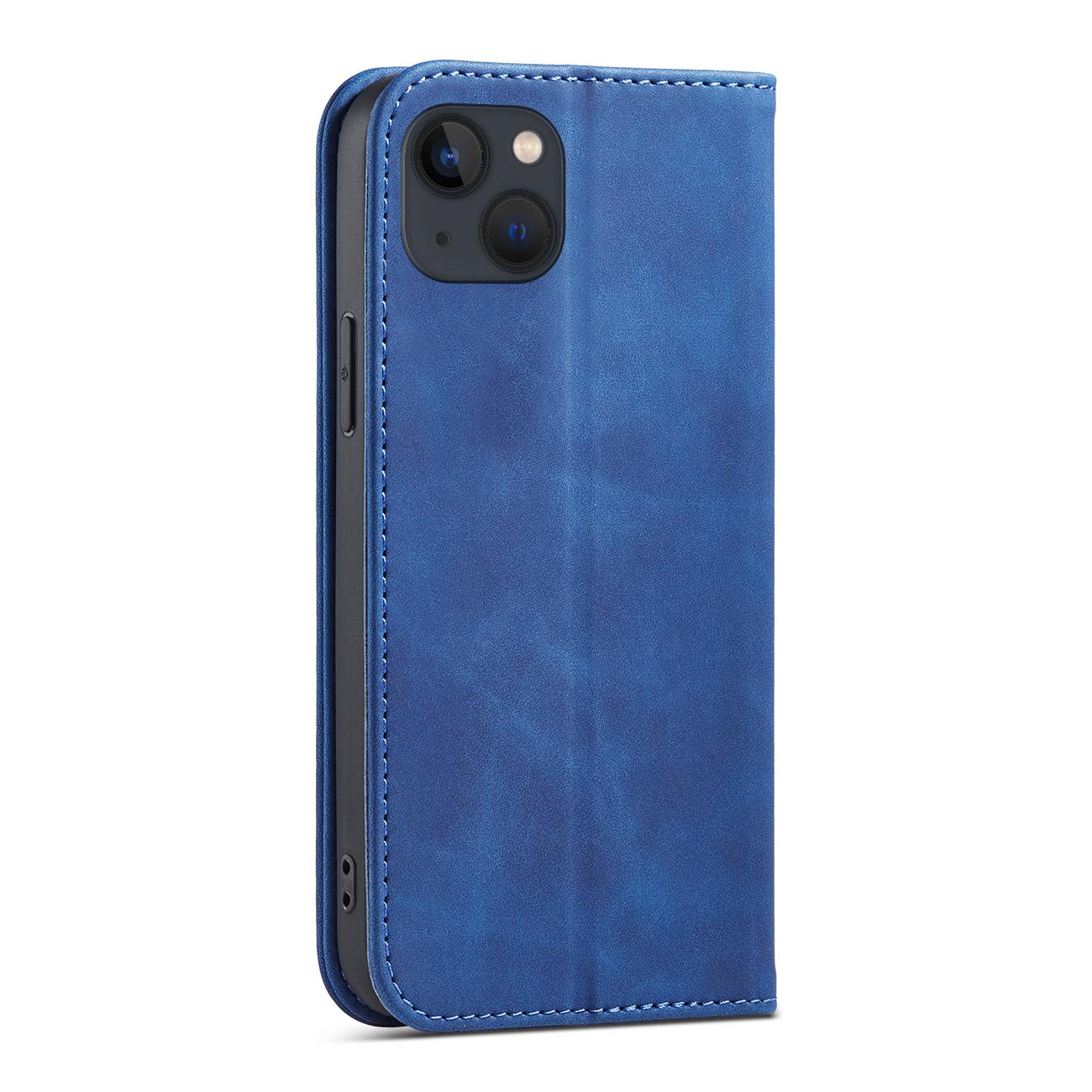 Pokrowiec etui z klapk Wallet Magnet niebieskie APPLE iPhone 13 mini / 4