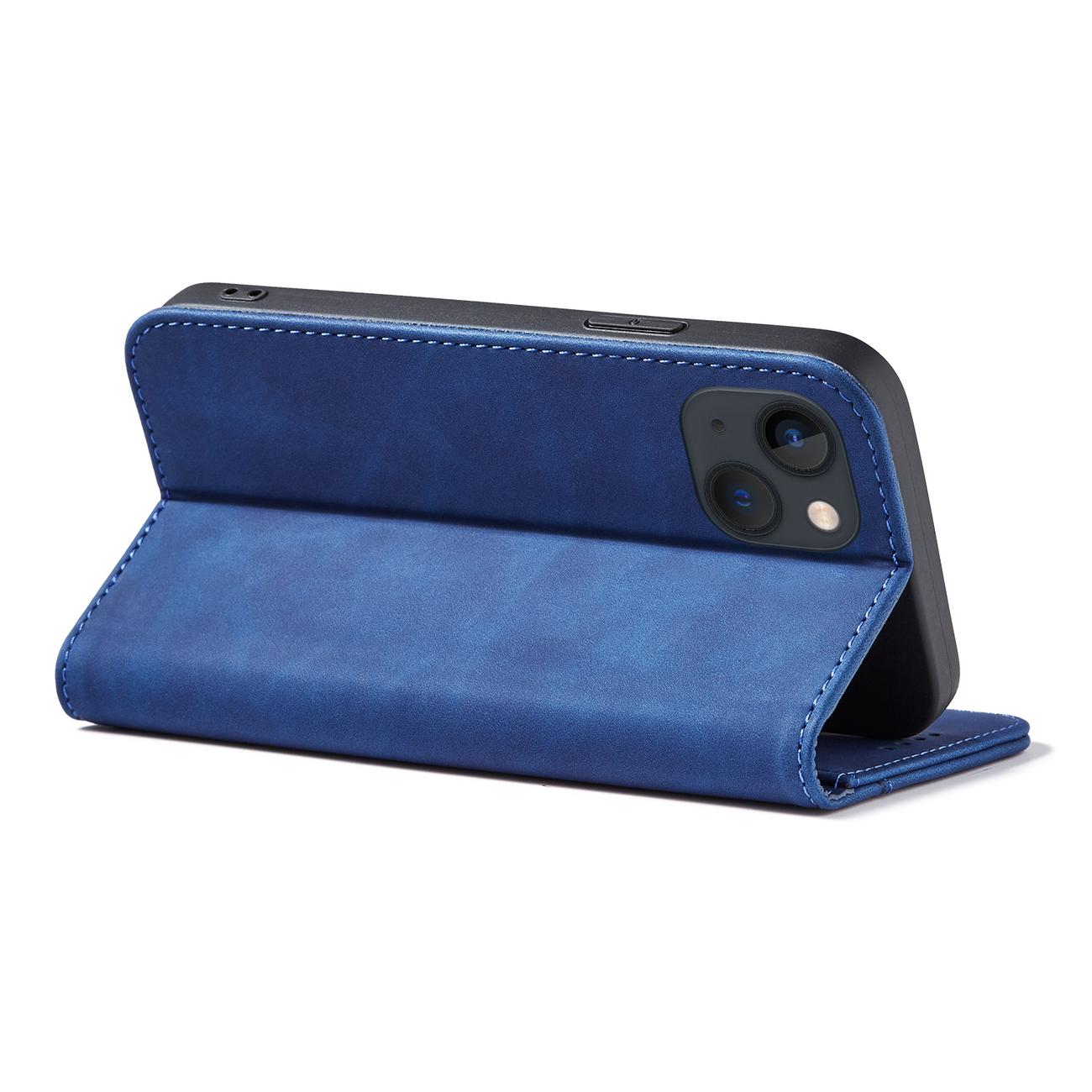 Pokrowiec etui z klapk Wallet Magnet niebieskie APPLE iPhone 13 mini / 5