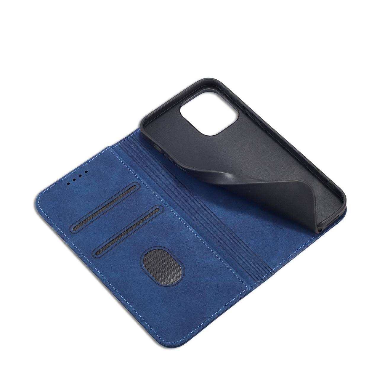 Pokrowiec etui z klapk Wallet Magnet niebieskie APPLE iPhone 13 Pro / 10