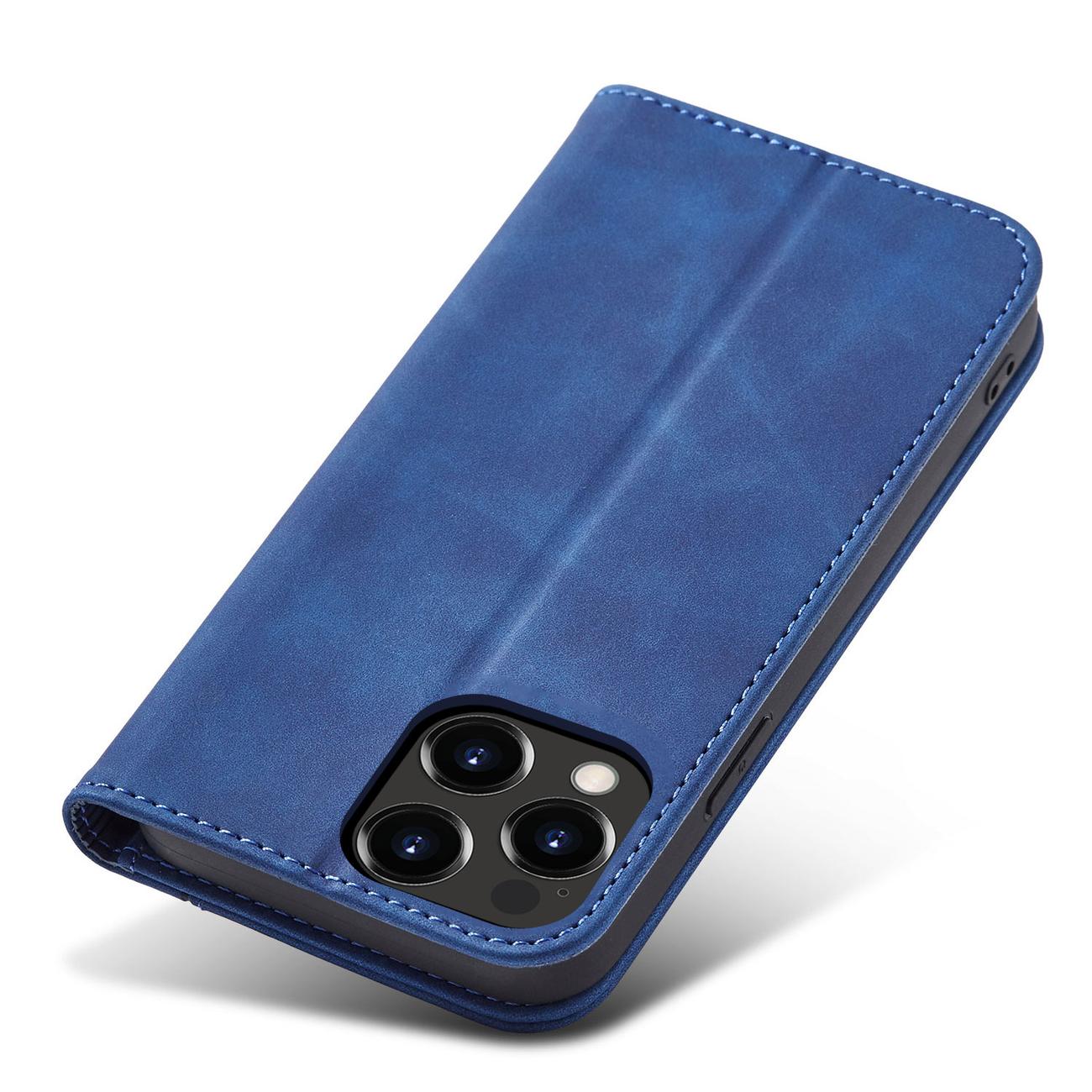 Pokrowiec etui z klapk Wallet Magnet niebieskie APPLE iPhone 13 Pro / 5