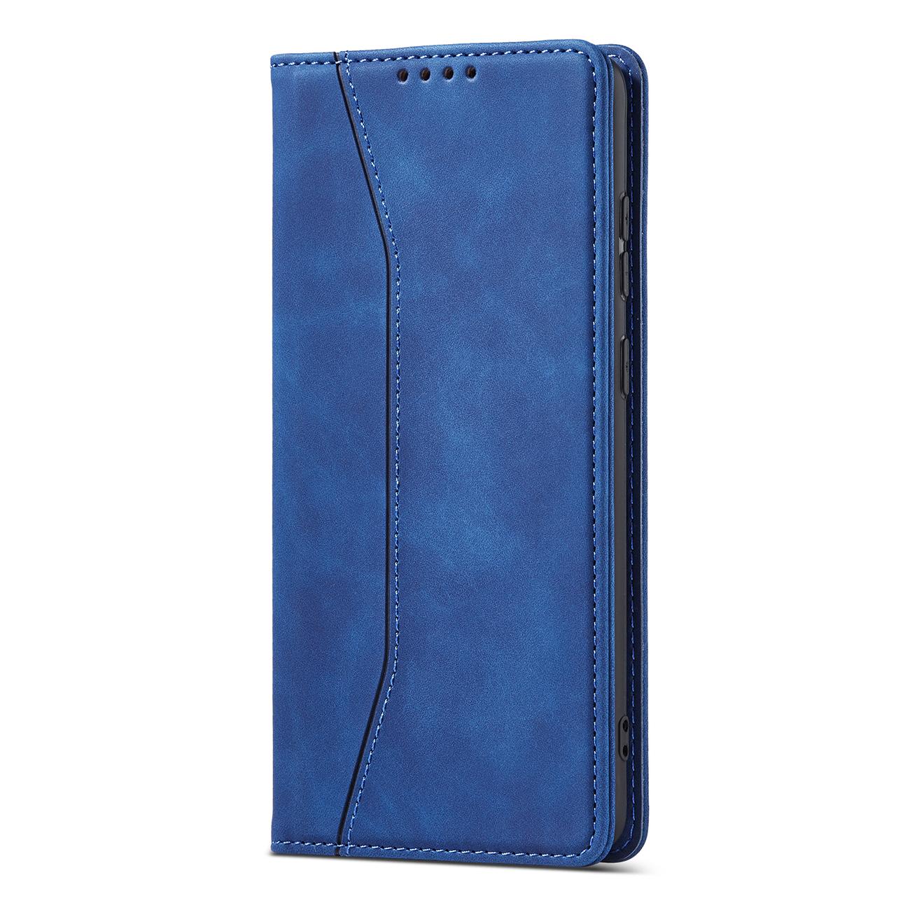 Pokrowiec etui z klapk Wallet Magnet niebieskie SAMSUNG Galaxy A52 5G / 2