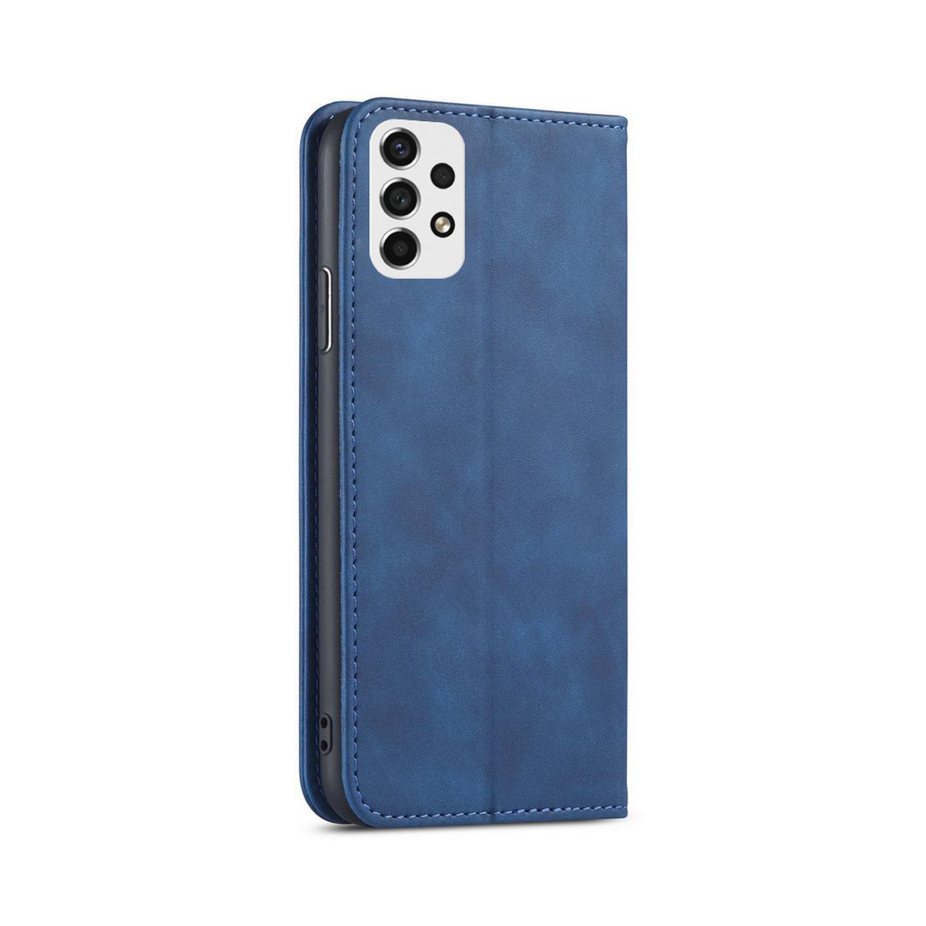 Pokrowiec etui z klapk Wallet Magnet niebieskie SAMSUNG Galaxy A53 5G / 9