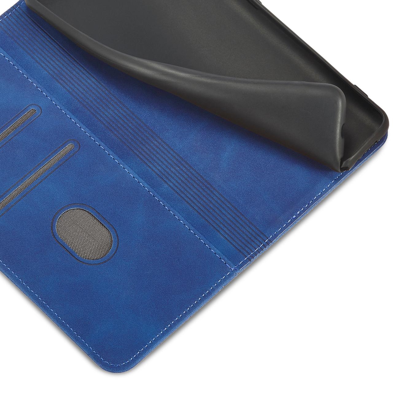 Pokrowiec etui z klapk Wallet Magnet niebieskie SAMSUNG Galaxy S22 / 8
