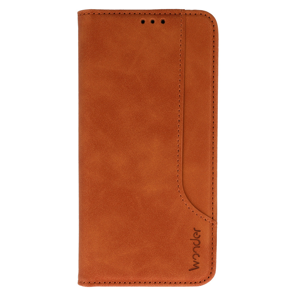 Pokrowiec etui z klapką Wonder Prime brązowe Xiaomi Redmi Note 13 / 2