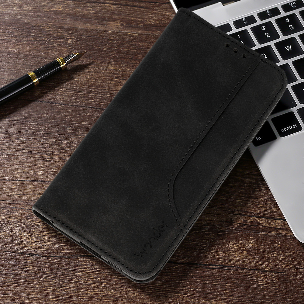 Pokrowiec etui z klapką Wonder Prime czarne Xiaomi Redmi 15C 4G / 7 Pokrowiec etui z klapką Wonder Prime czarne Xiaomi Redmi 15C 4G / 7