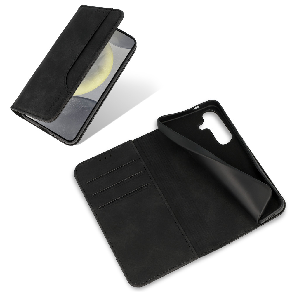 Pokrowiec etui z klapką Wonder Prime czarne Xiaomi Redmi Note 10 Pro Max / 5