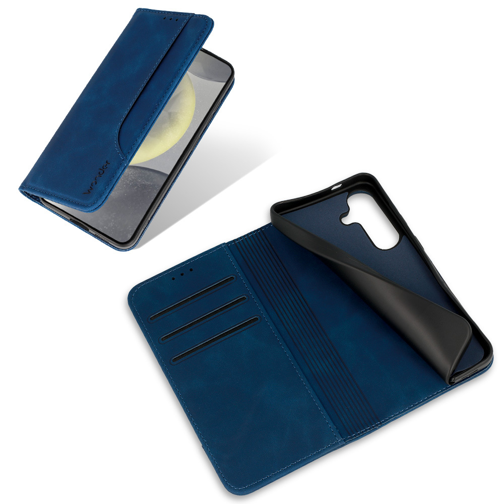 Pokrowiec etui z klapką Wonder Prime granatowe Xiaomi Redmi Note 10 Pro Max / 5