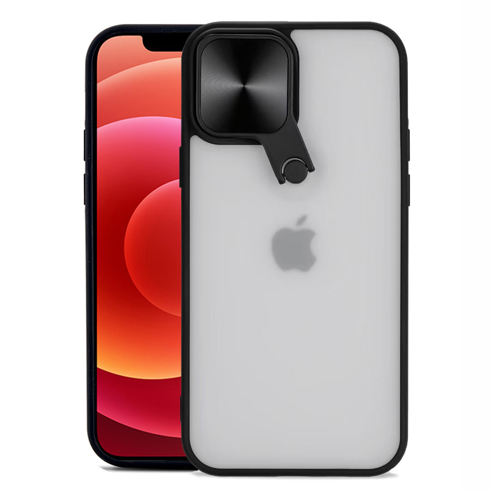 Pokrowiec etui z ochron obiektywu Cyclops Case czarne APPLE iPhone 13 Pro