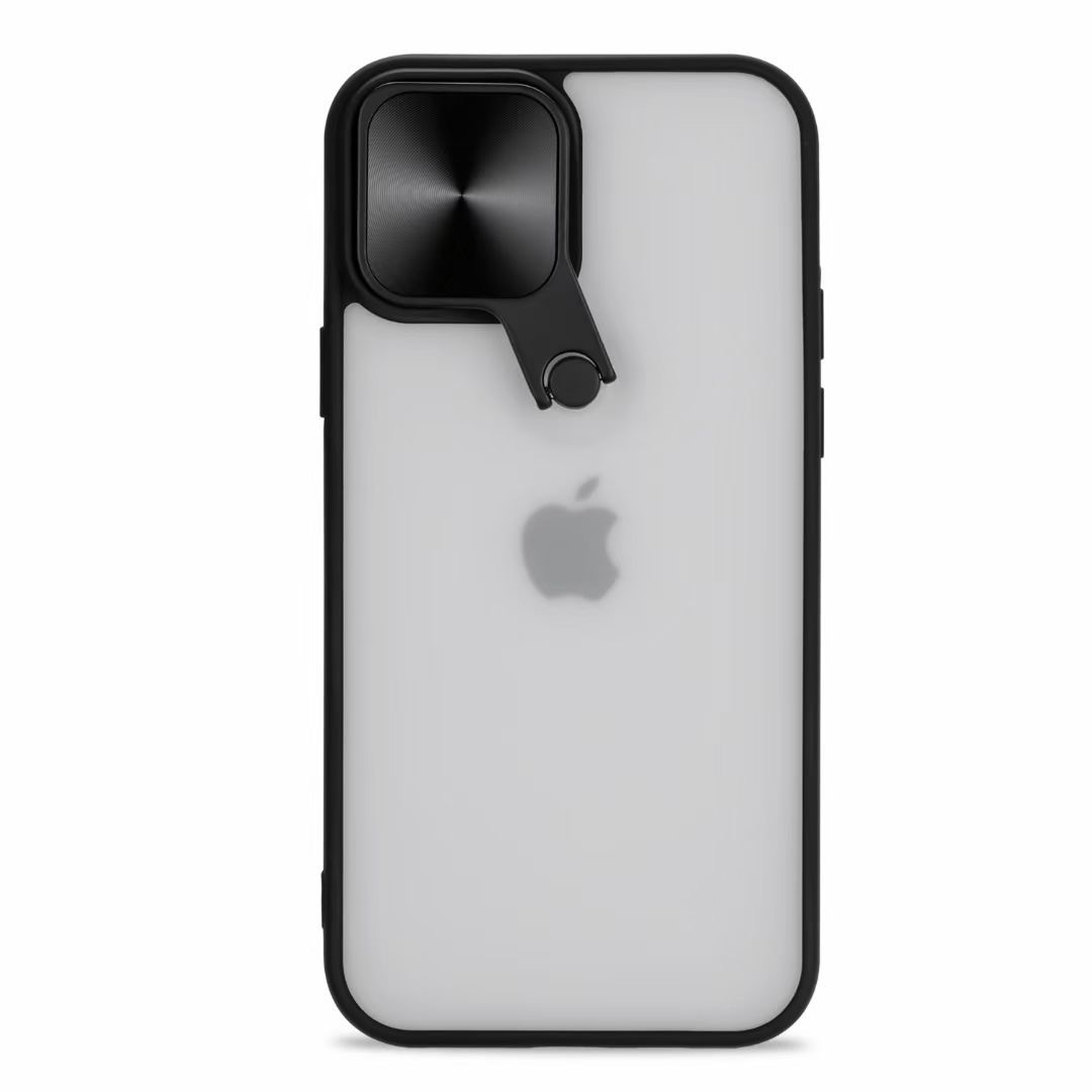 Pokrowiec etui z ochron obiektywu Cyclops Case czarne APPLE iPhone 13 Pro / 2